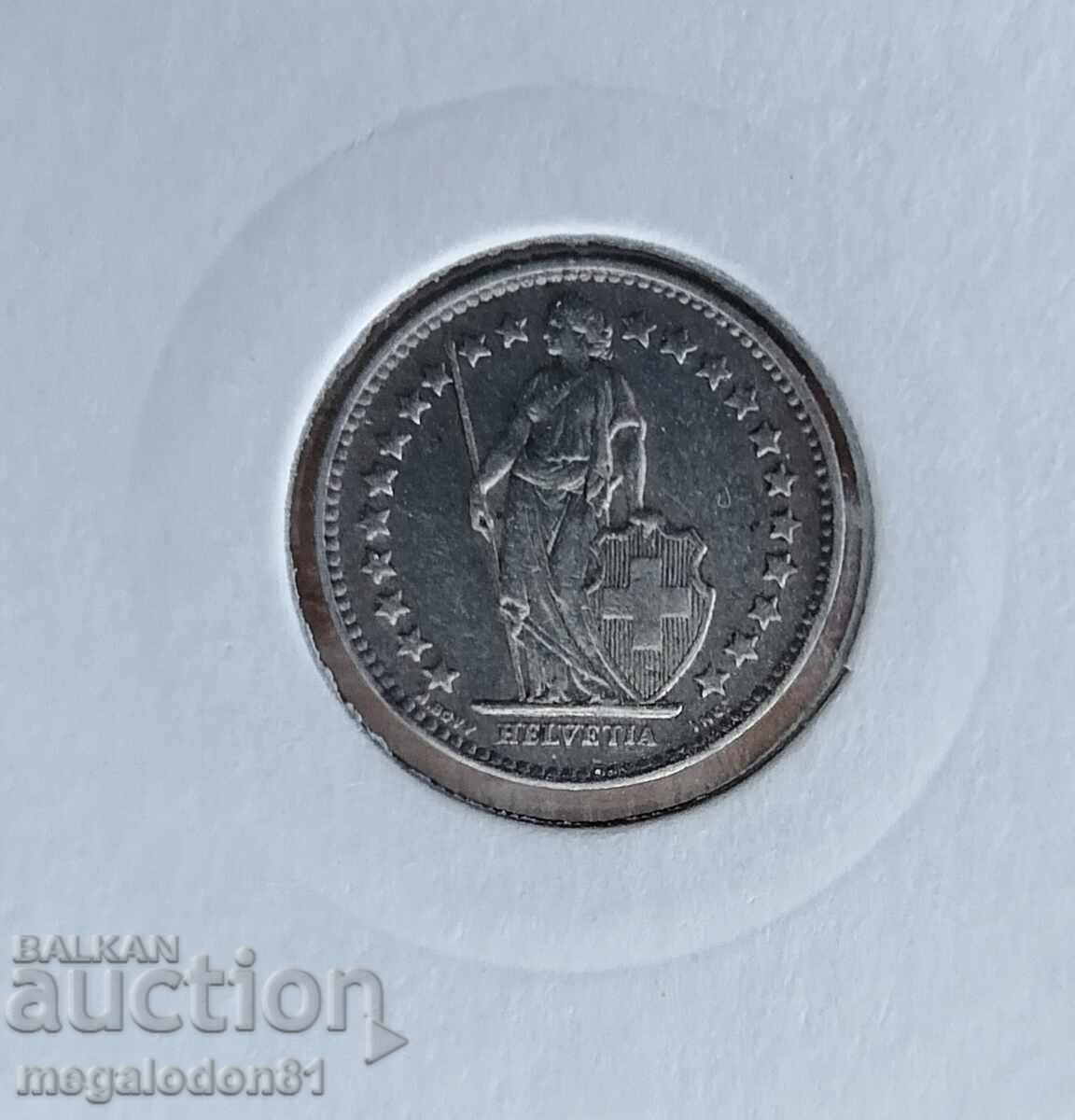 Switzerland - 1/2 franc 1945 with price 10.00 BGN | € 5.11 Switzerland - 1/2 franc 1945 with price 10.00 BGN | € 5.11