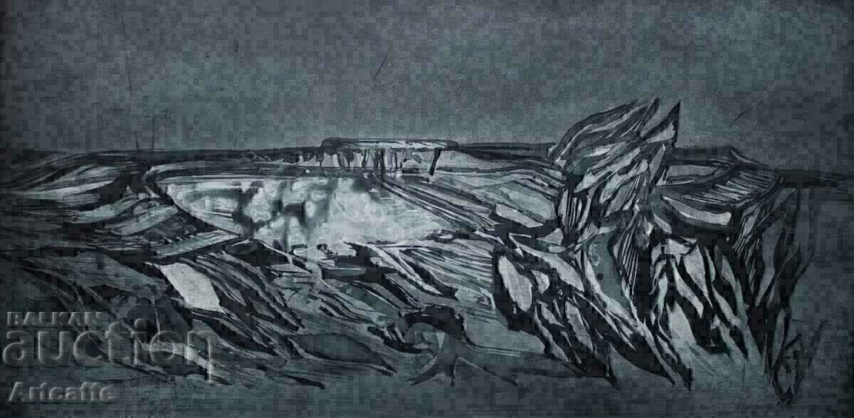 Έγχρωμη χαλκογραφία - 7