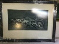 Έγχρωμη χαλκογραφία