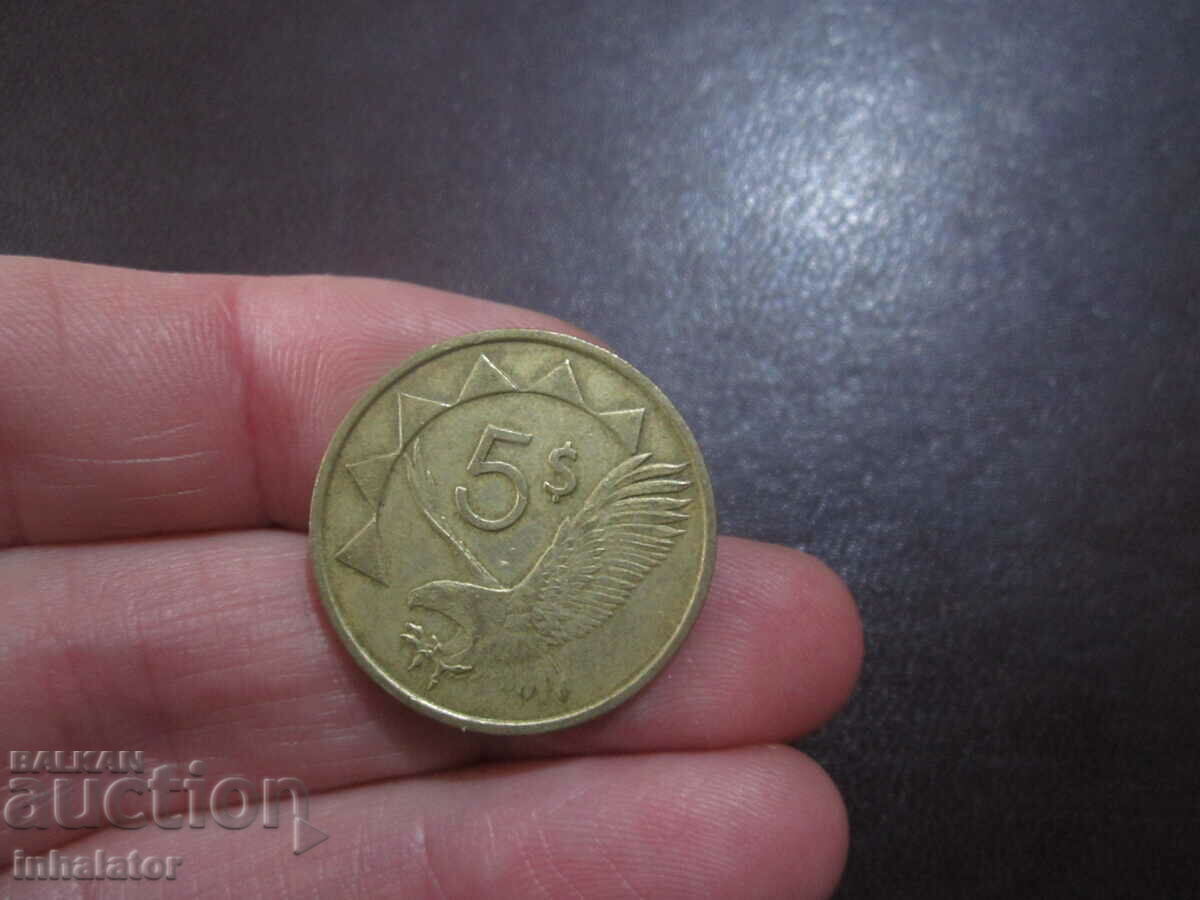 Namibia 5 dollars 1993
