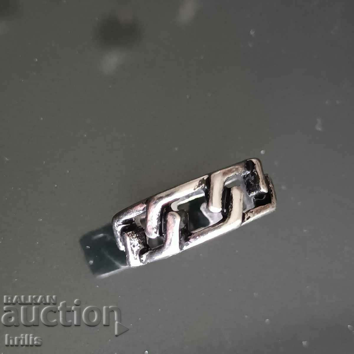 STEEL RING - FLAT CHAIN with price 5.00 BGN | € 2.56 STEEL RING - FLAT CHAIN with price 5.00 BGN | € 2.56