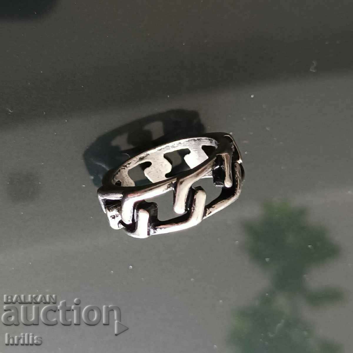 Auction STEEL RING - FLAT CHAIN Auction STEEL RING - FLAT CHAIN