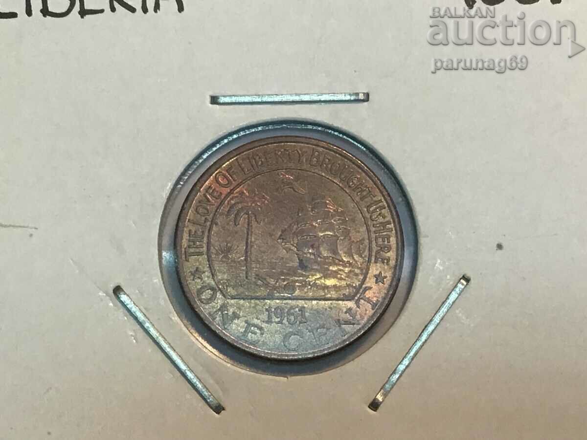 Либерия 1 цент 1961 година (BS)