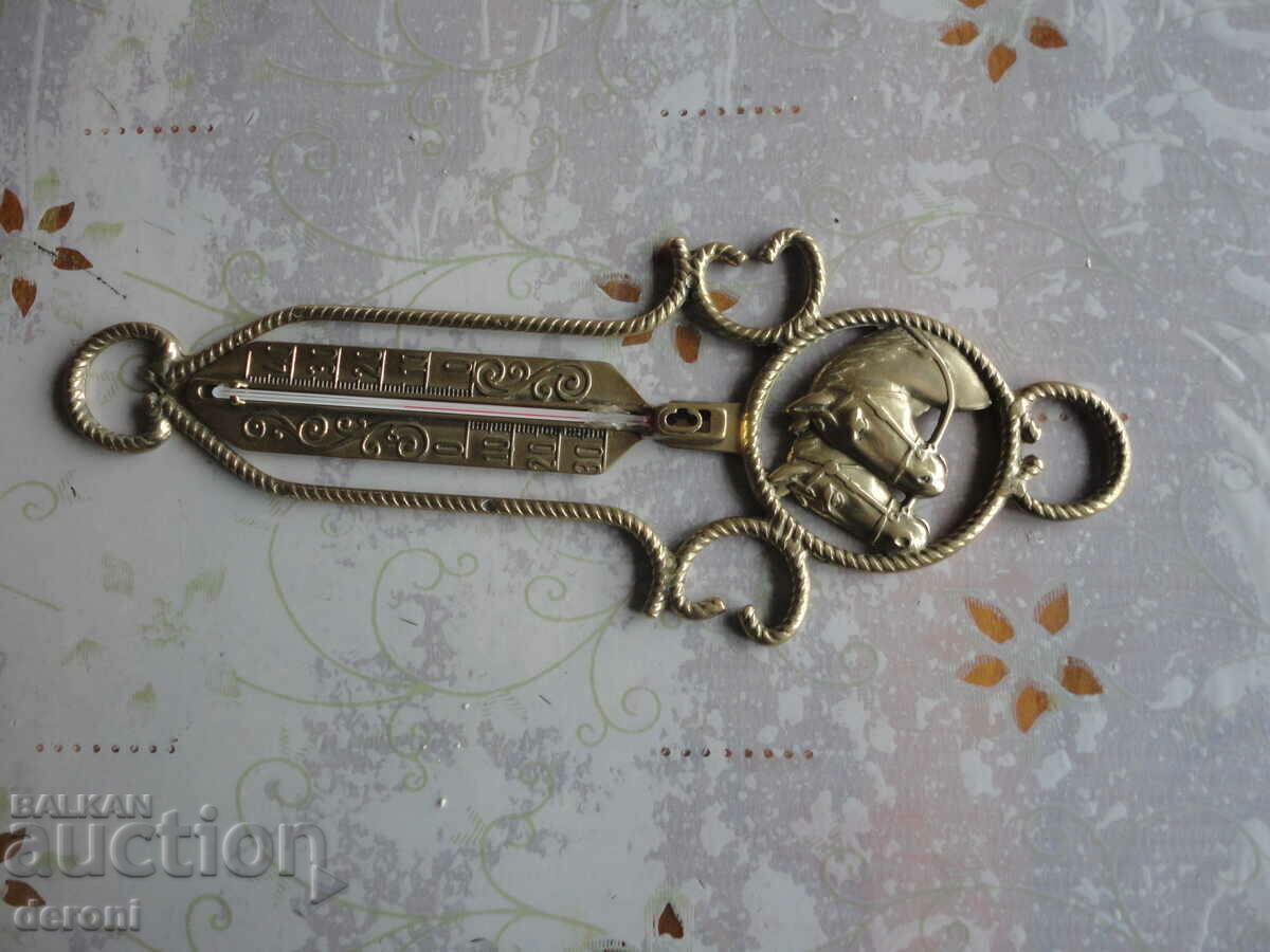 Unique bronze horse thermometer with price 90.00 BGN | € 46.02 Unique bronze horse thermometer with price 90.00 BGN | € 46.02