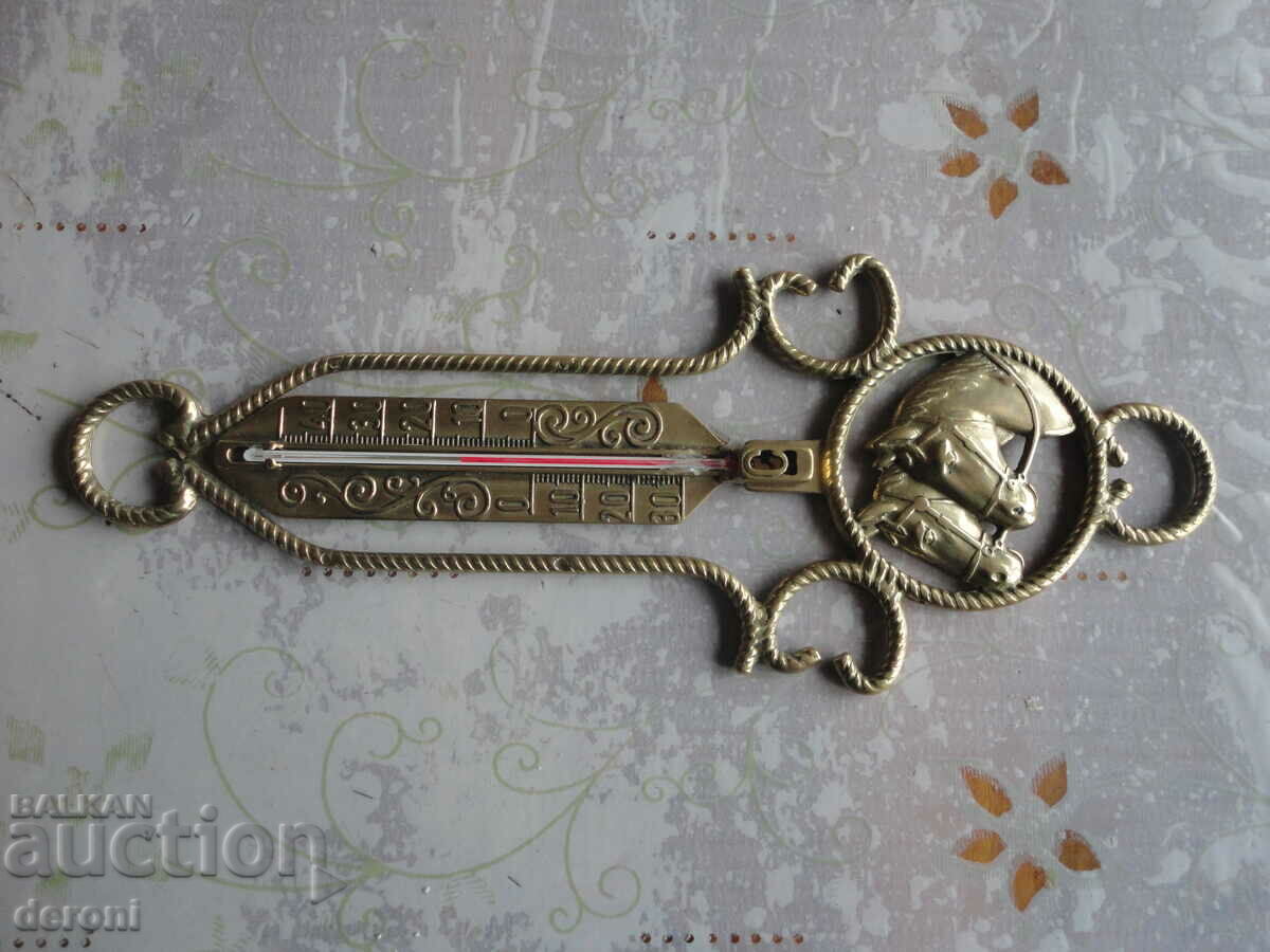 Unique bronze horse thermometer - 6 Unique bronze horse thermometer - 6