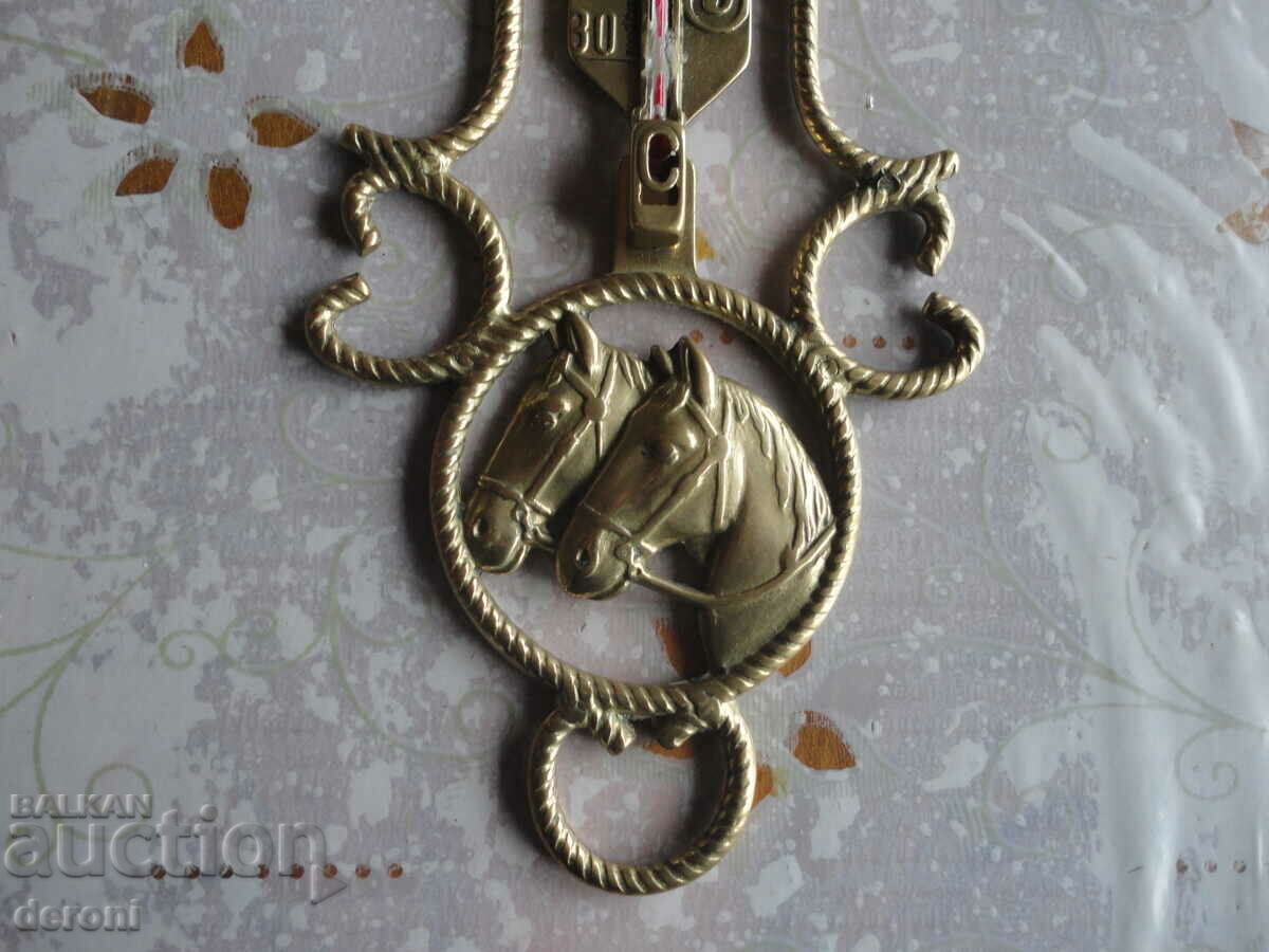 Unique bronze horse thermometer - 7 Unique bronze horse thermometer - 7