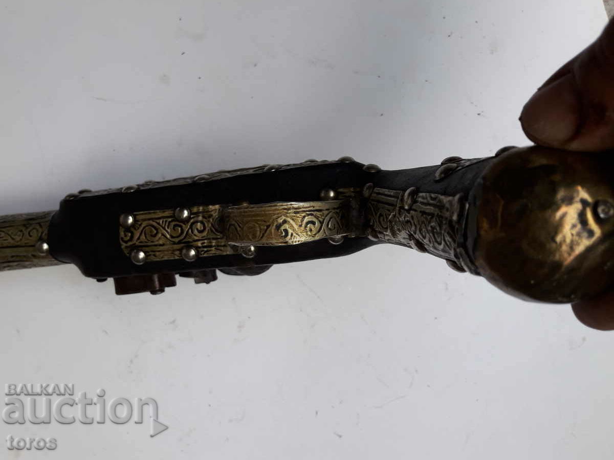 Frumos pistol cu cremene, pușcă, armă - 5