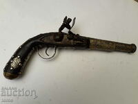 Beautiful flintlock pistol, rifle, weapon