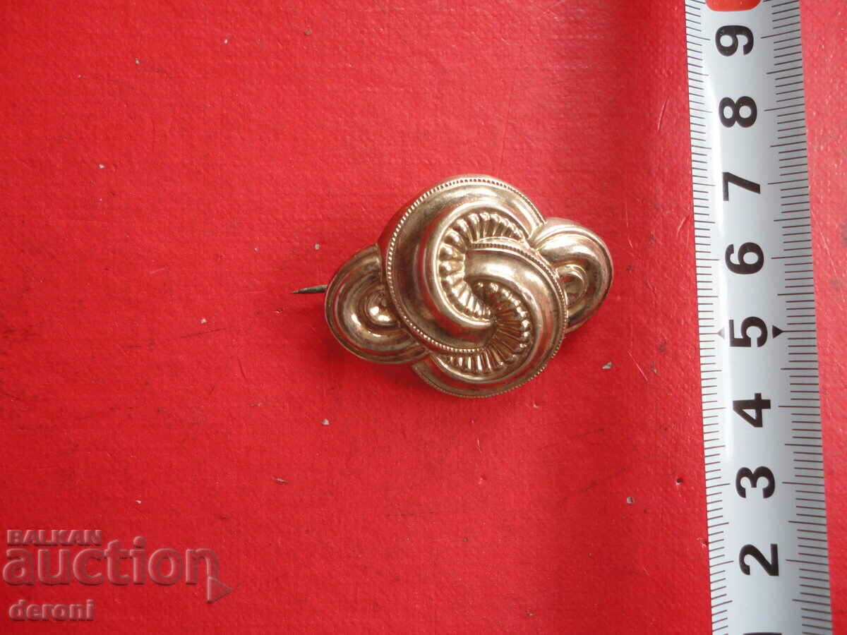 Gilt silver brooch with price 20.00 BGN | € 10.23