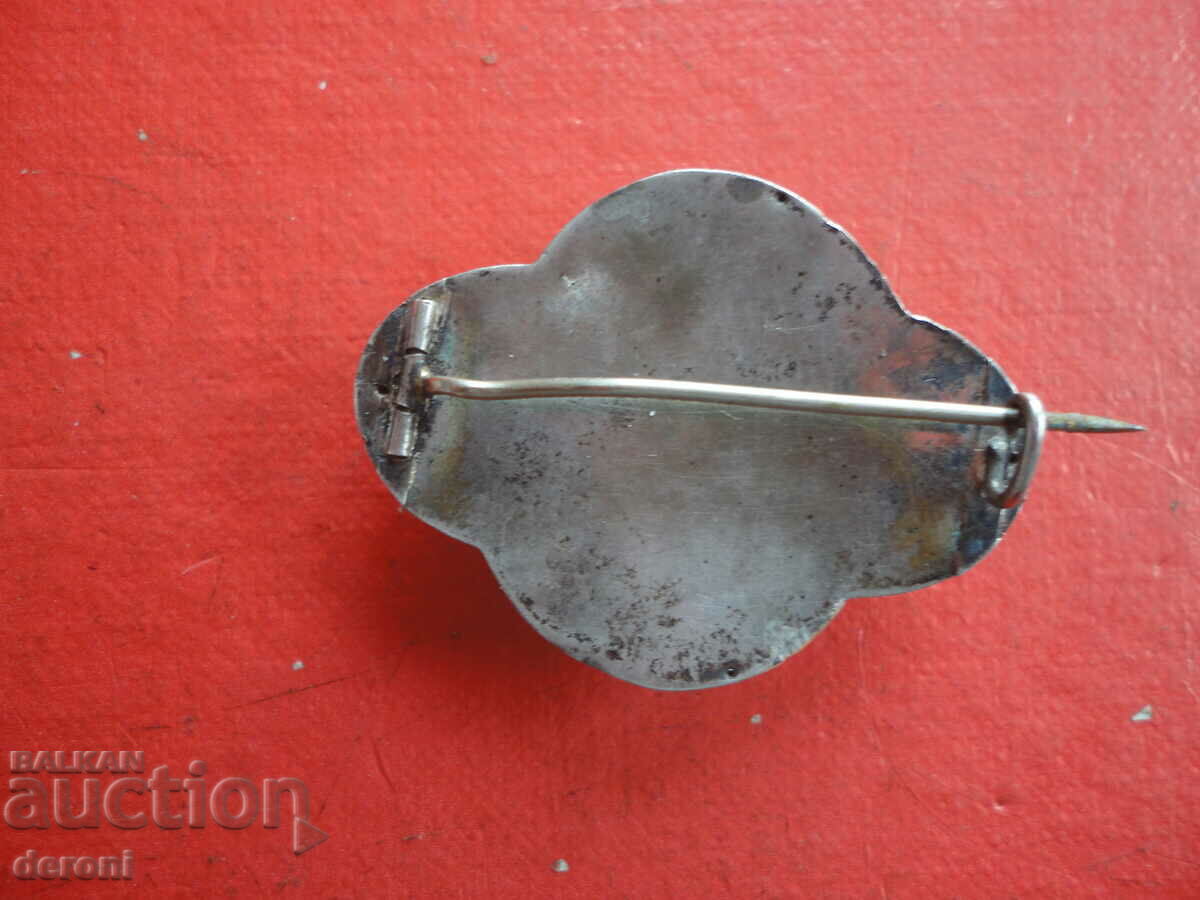 Gilt silver brooch - 6