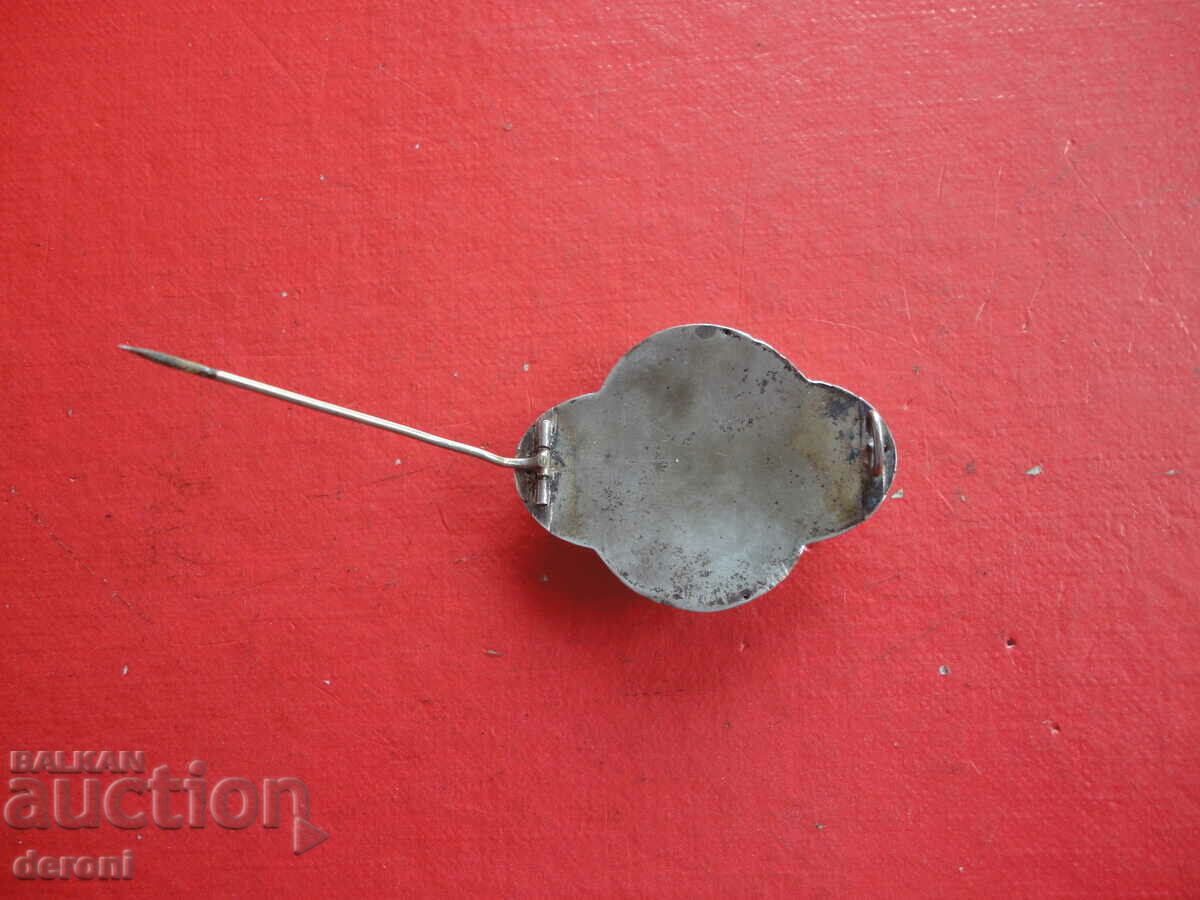 Gilt silver brooch - 7