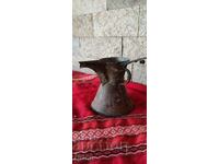 Cezve mare otoman din cupru forjat vechi