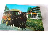 Пощенска картичка Слънчев бряг Увеселителна разходка 1983