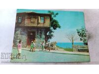 Пощенска картичка Созопол Изглед от града 1966