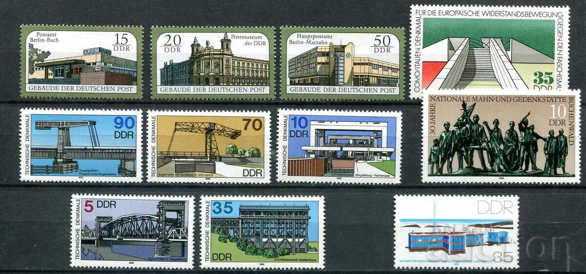 GDR 1988 MnH - Construction, architecture, monuments with price 4.90 BGN | € 2.51 GDR 1988 MnH - Construction, architecture, monuments with price 4.90 BGN | € 2.51