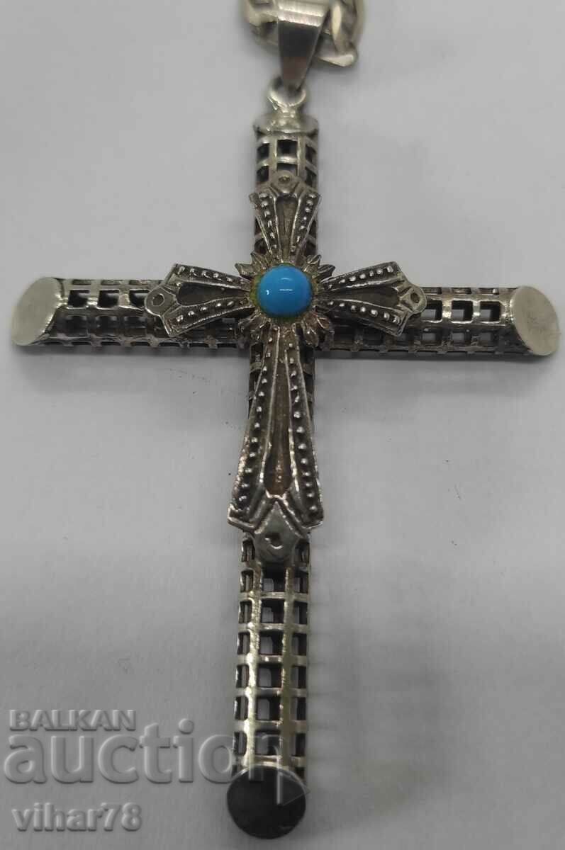 LARGE SILVER CROSS - 5 LARGE SILVER CROSS - 5