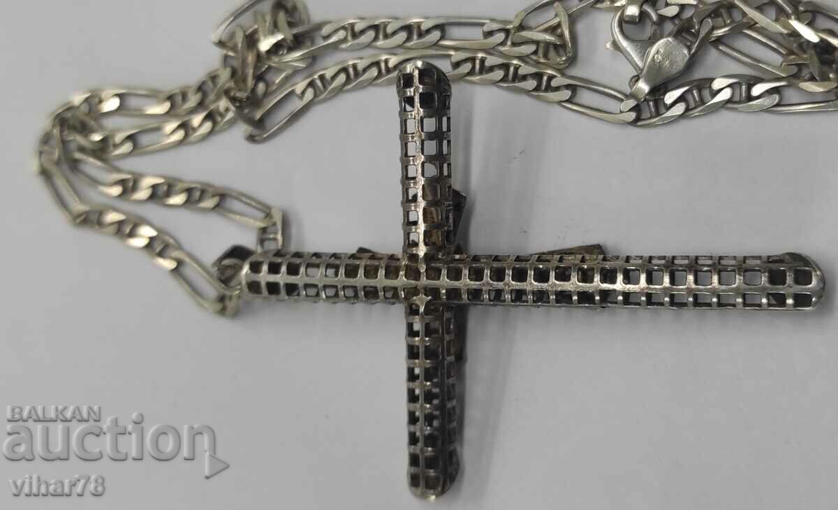 LARGE SILVER CROSS - 7 LARGE SILVER CROSS - 7