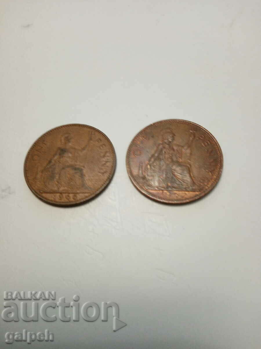 Delivery of GREAT BRITAIN - 1 PENNY SET Delivery of GREAT BRITAIN - 1 PENNY SET