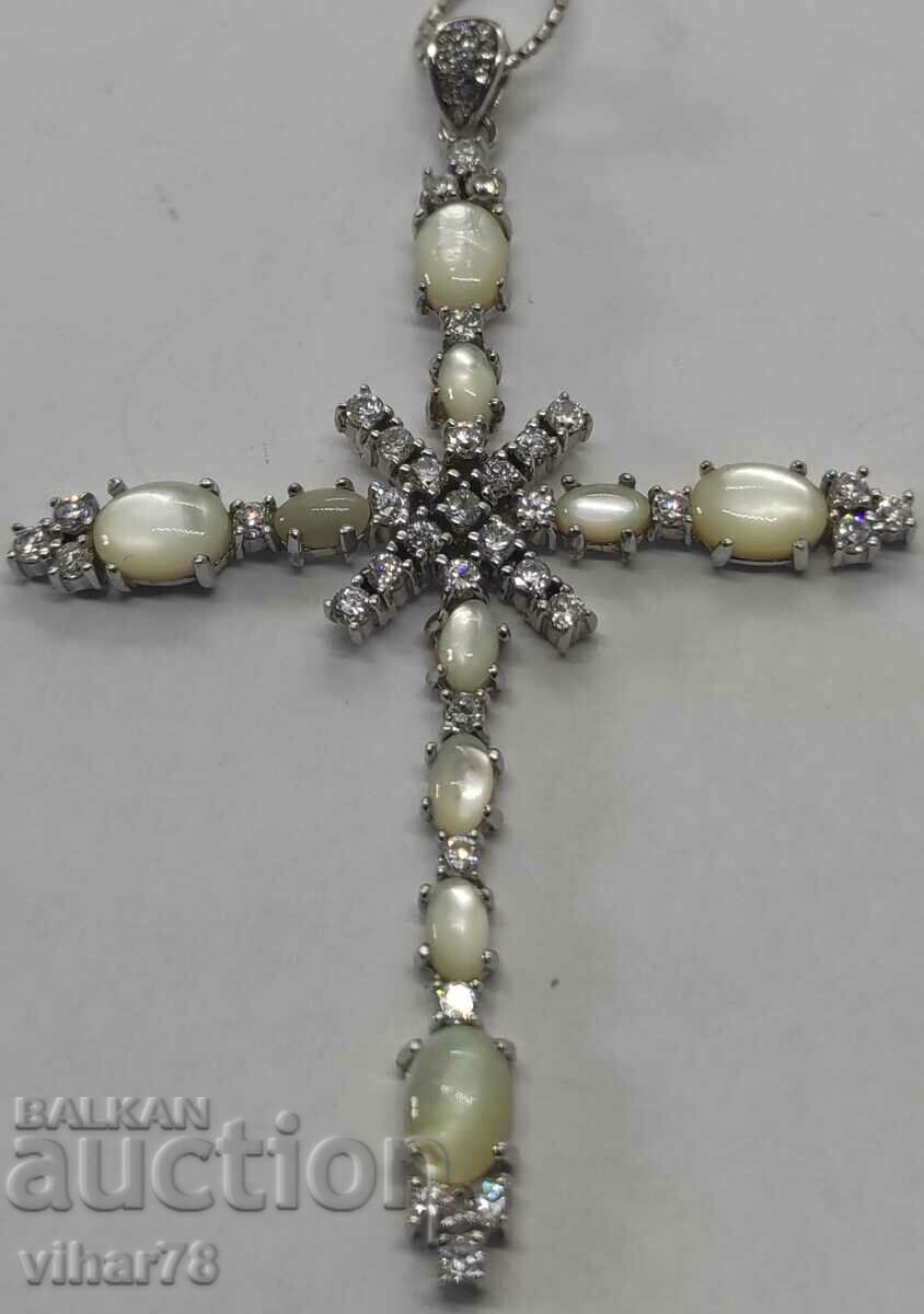 LARGE SILVER CROSS with price 234.99 BGN | € 120.15 LARGE SILVER CROSS with price 234.99 BGN | € 120.15