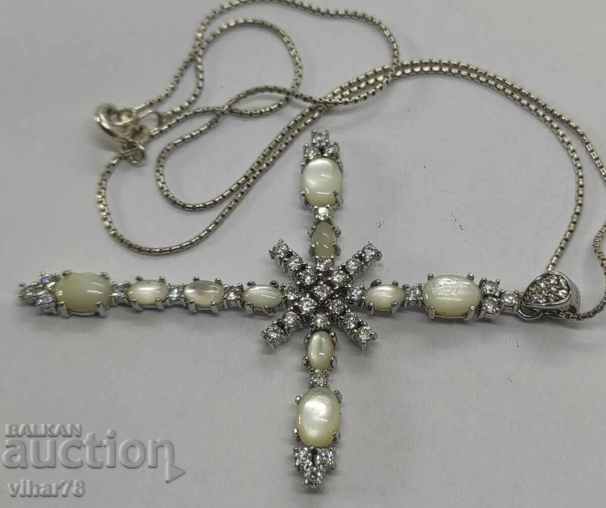 LARGE SILVER CROSS - 6 LARGE SILVER CROSS - 6