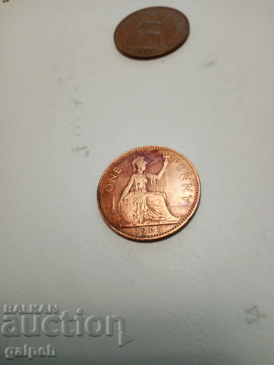 Auction GREAT BRITAIN - 1 PENNY SET Auction GREAT BRITAIN - 1 PENNY SET