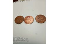 GREAT BRITAIN - 1 PENNY SET