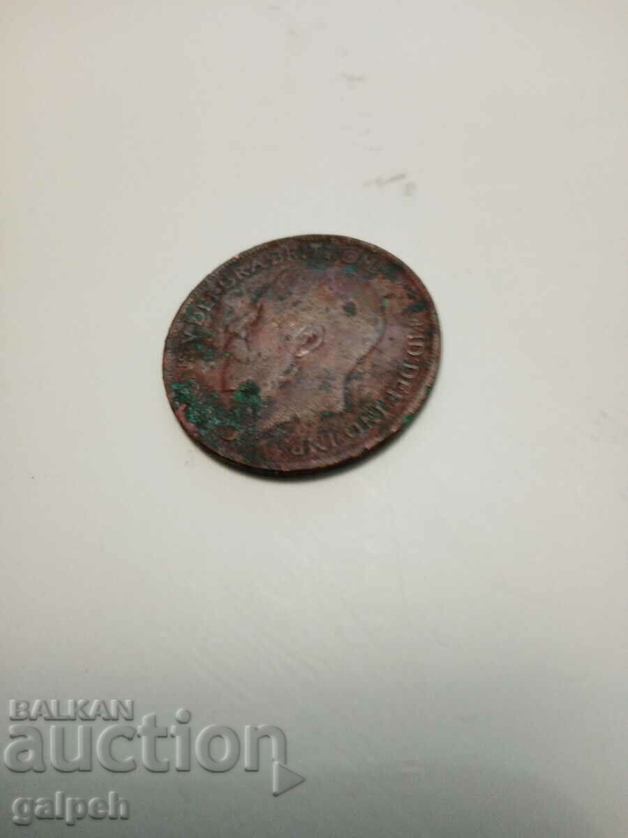 GREAT BRITAIN - 1 PENNY SET - 5 GREAT BRITAIN - 1 PENNY SET - 5