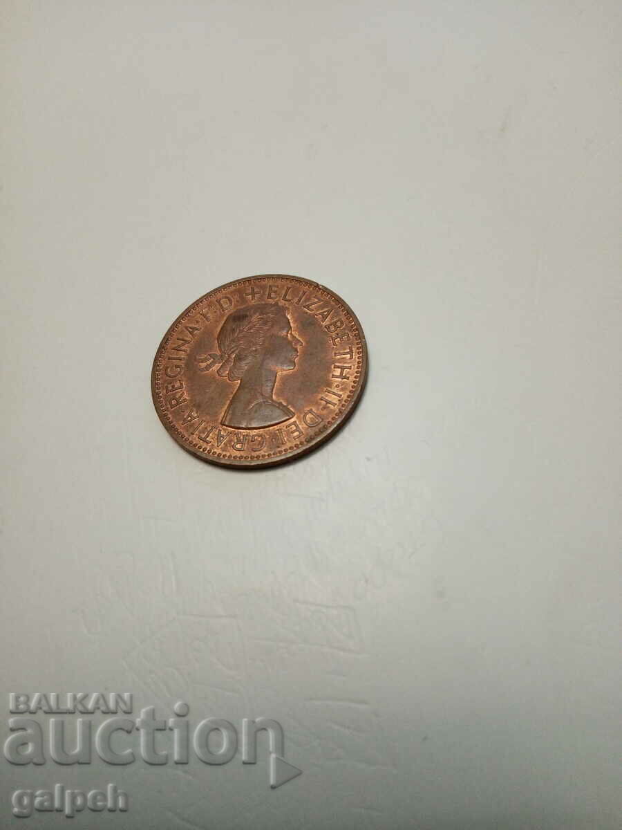 GREAT BRITAIN - 1 PENNY SET - 6 GREAT BRITAIN - 1 PENNY SET - 6