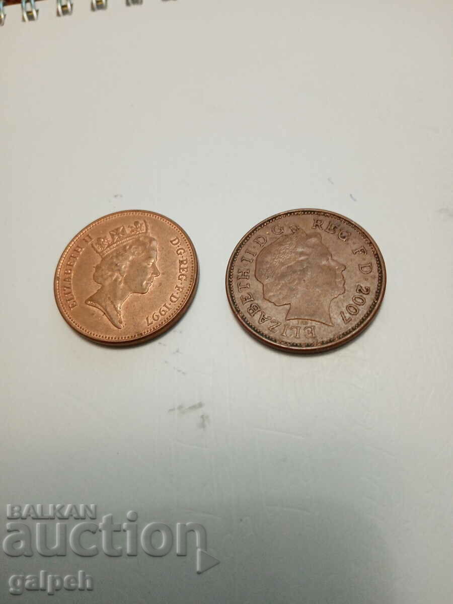 GREAT BRITAIN - 2 PENNY SET with price 2.25 BGN | € 1.15 GREAT BRITAIN - 2 PENNY SET with price 2.25 BGN | € 1.15