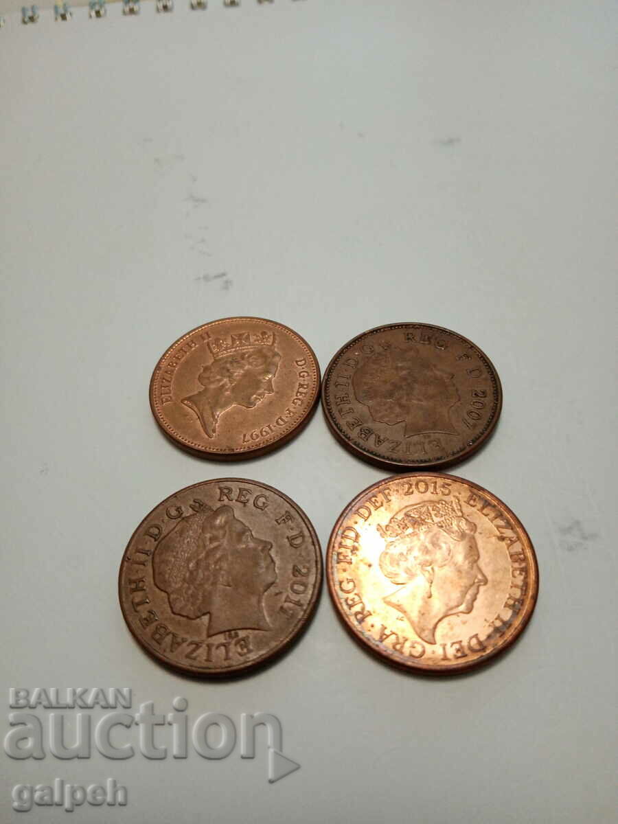 GREAT BRITAIN - 2 PENNY SET