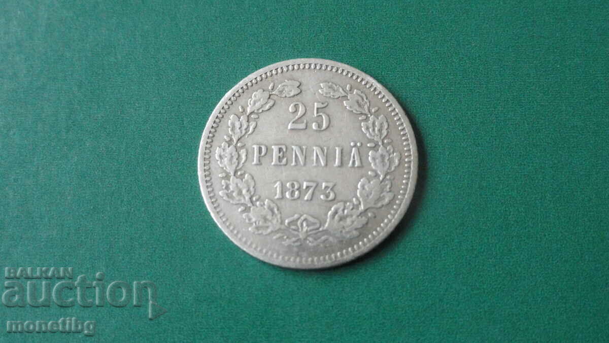 Auction Russia (for Finland) 1873 - 25 pennia Auction Russia (for Finland) 1873 - 25 pennia