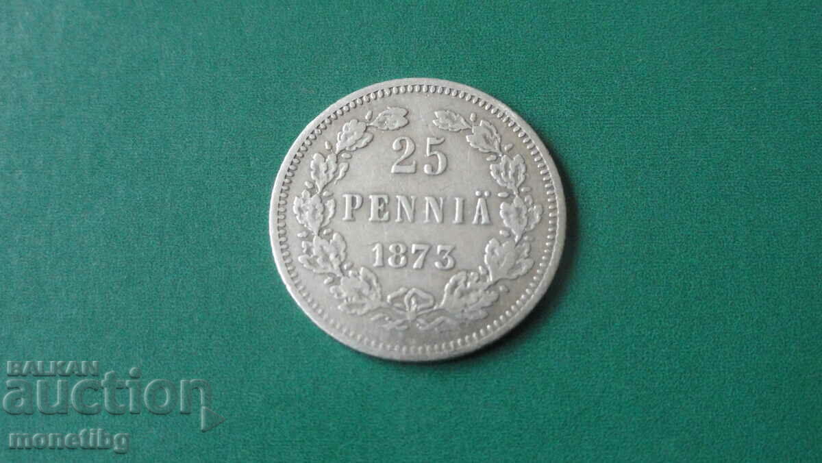 Russia (for Finland) 1873 - 25 pennia - 5 Russia (for Finland) 1873 - 25 pennia - 5