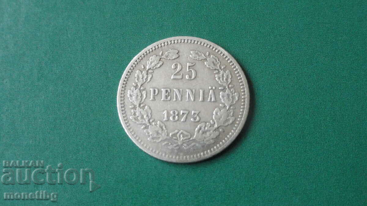 Rusia (Finlanda) 1873. - 25 Penny