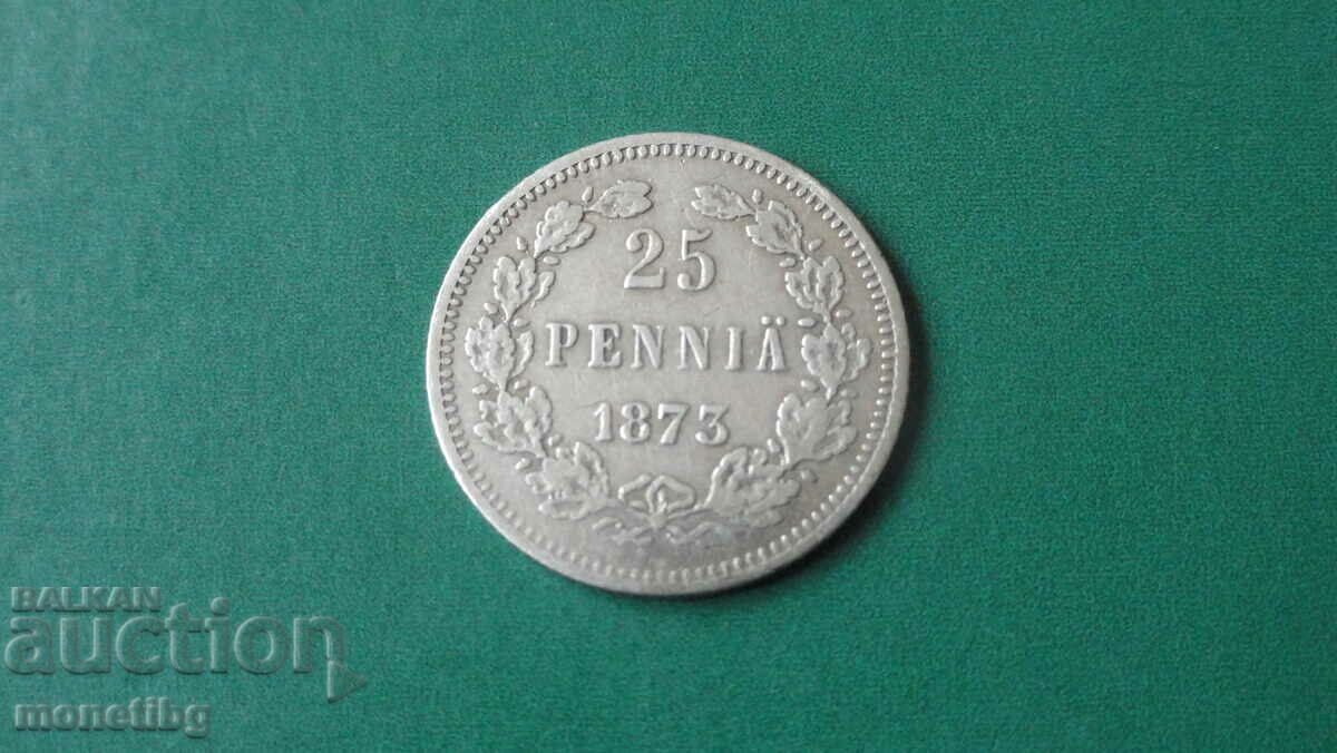 Russia (for Finland) 1873 - 25 pennia Russia (for Finland) 1873 - 25 pennia