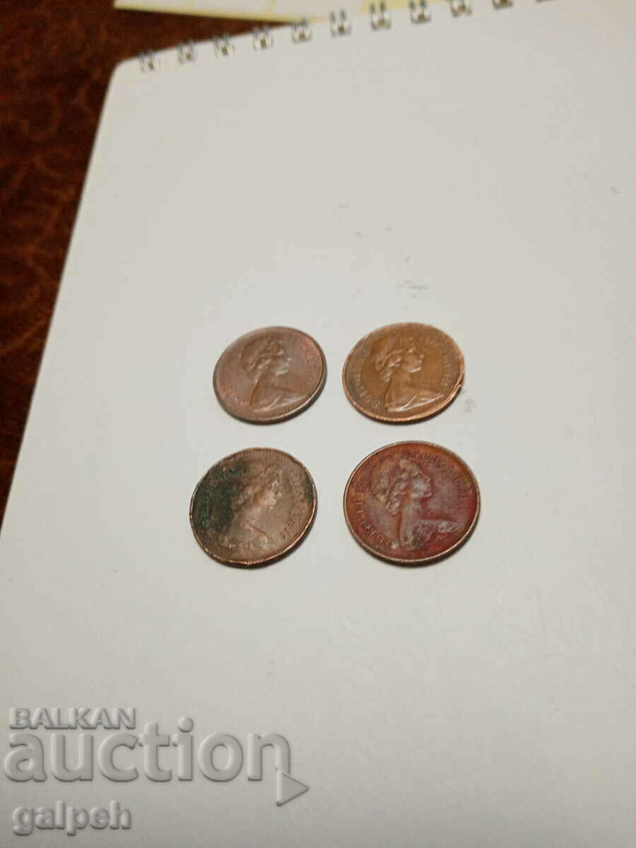 GREAT BRITAIN - 1/2 PENNY SET