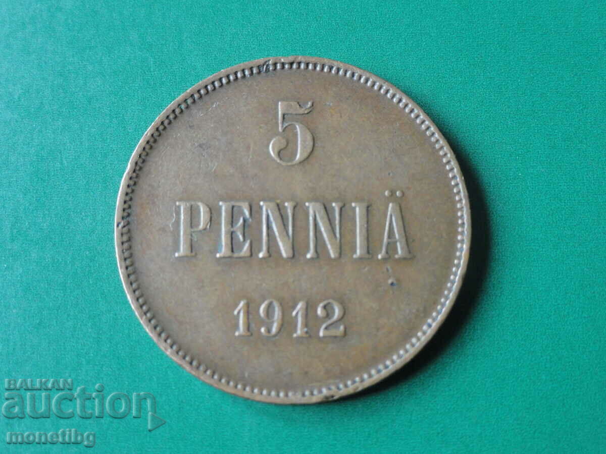 Auction Russia (for Finland) 1912 - 5 pennies Auction Russia (for Finland) 1912 - 5 pennies