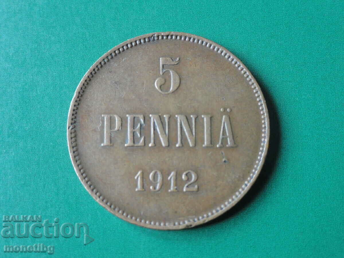 Russia (for Finland) 1912 - 5 pennies Russia (for Finland) 1912 - 5 pennies