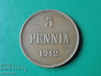 Russia (for Finland) 1912 - 5 pennies