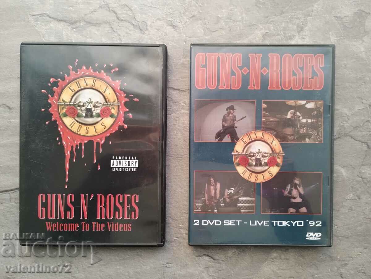 2 τεμ. γνήσιο DVD GUNS N" ROSES