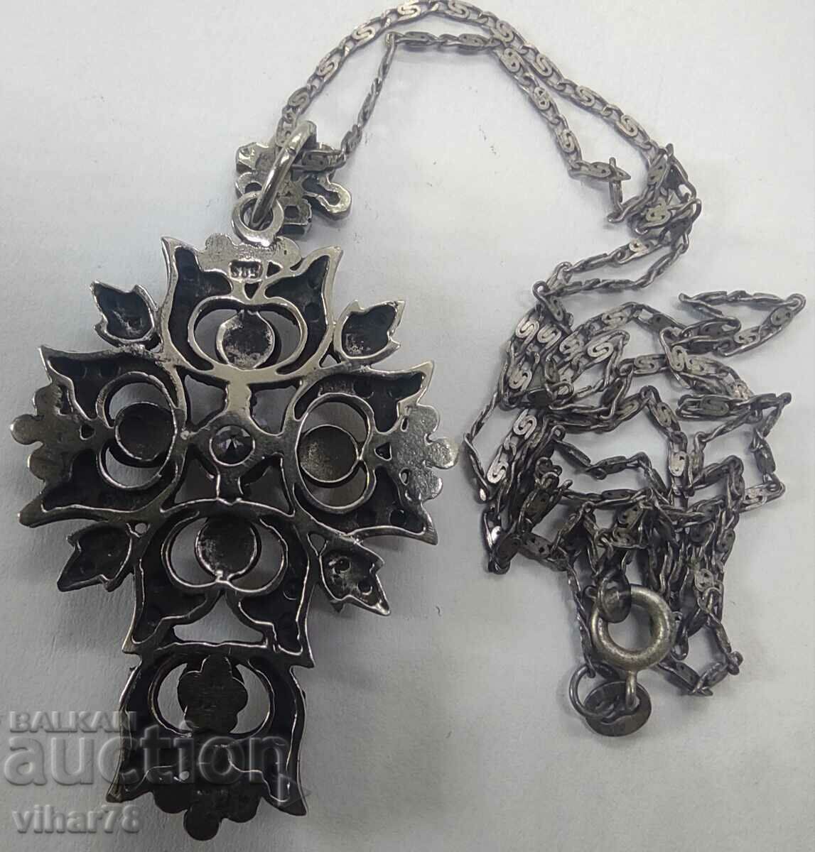 A very beautiful cross made of silver and gold - 7 A very beautiful cross made of silver and gold - 7