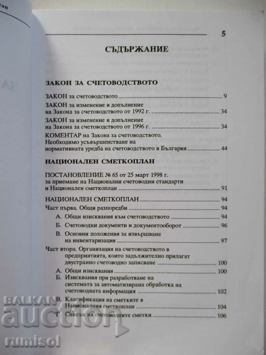 Auction  Accountancy Act. National chart of accounts - Ivan Zlatkov
