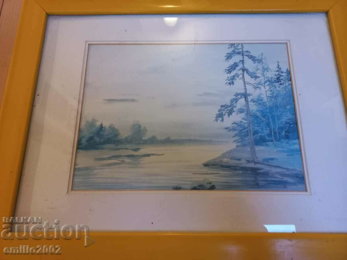 Watercolor copyright unsigned with price 24.00 BGN | € 12.27