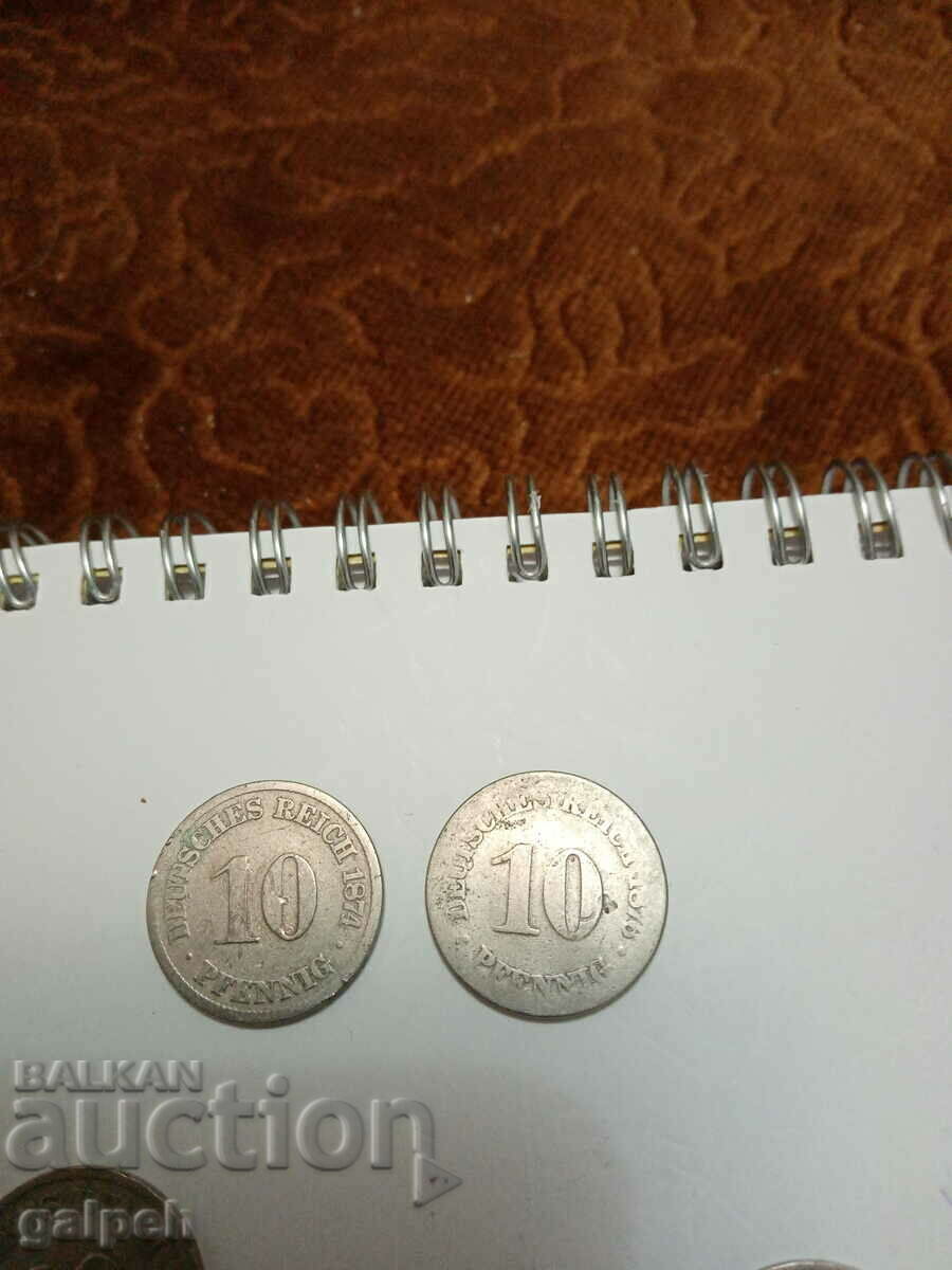 GERMANY - LOT PFENNIGI with price 13.00 BGN | € 6.65 GERMANY - LOT PFENNIGI with price 13.00 BGN | € 6.65