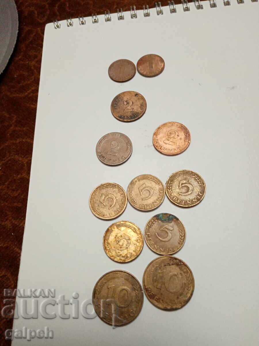 ΓΕΡΜΑΝΙΑ - ΛΟΤ PFENNIGI - 5 ΓΕΡΜΑΝΙΑ - ΛΟΤ PFENNIGI - 5