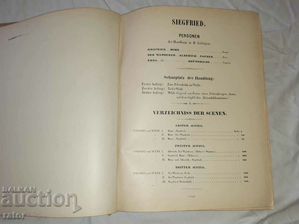 Auction Old scores, scores, schools, sheet music WAGNER Auction Old scores, scores, schools, sheet music WAGNER