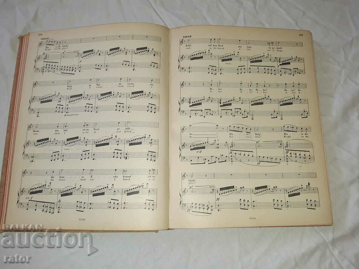 Old scores, scores, schools, sheet music WAGNER - 6 Old scores, scores, schools, sheet music WAGNER - 6