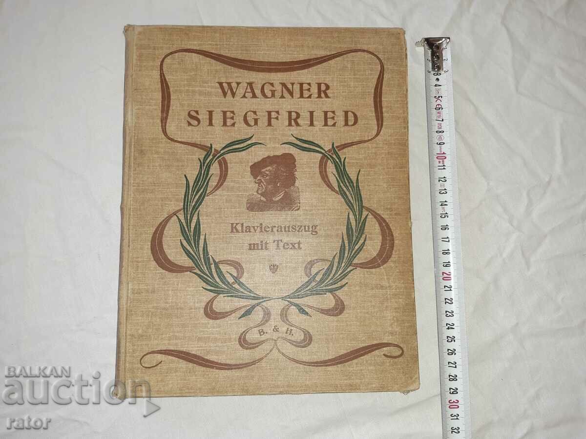 Old scores, scores, schools, sheet music WAGNER