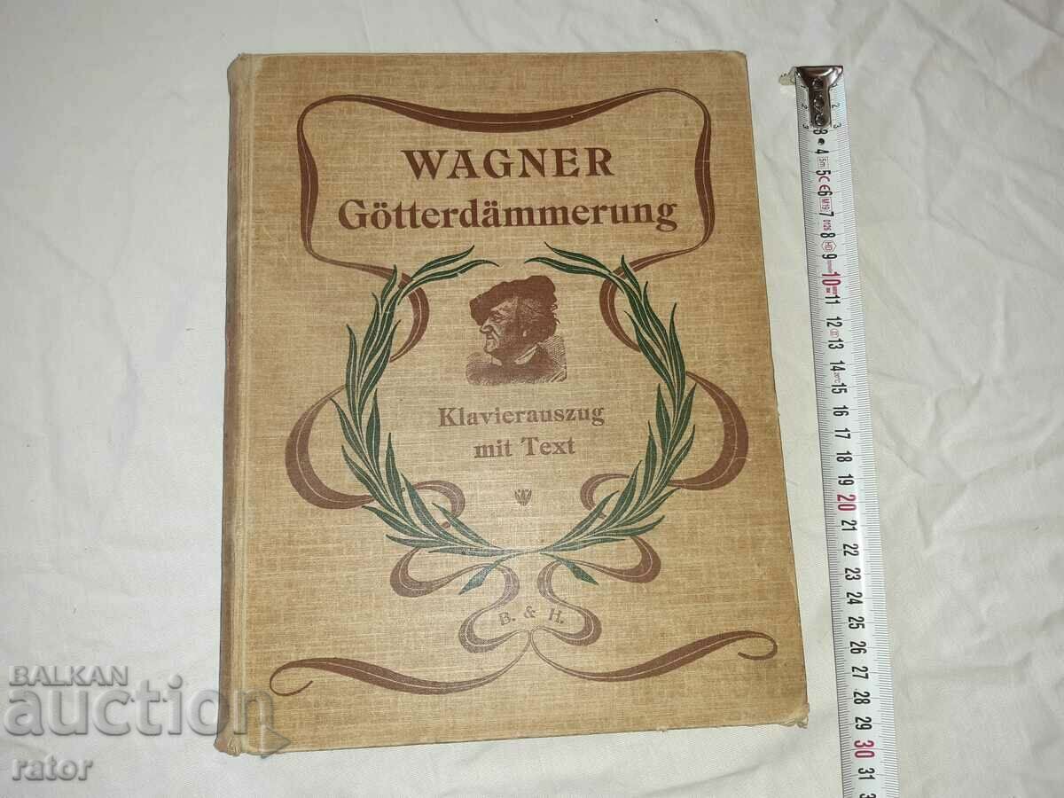 Old scores, scores, schools, sheet music WAGNER