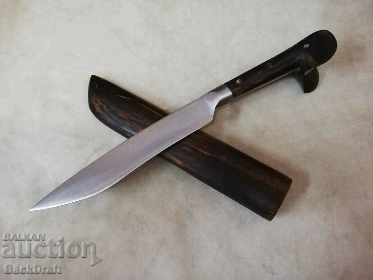 Auction Karakulak knife with a wooden handle for restorations Auction Karakulak knife with a wooden handle for restorations