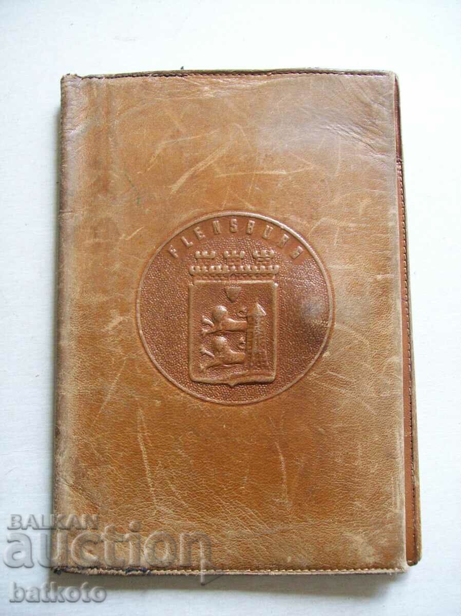 Παλιό γερμανικό δερμάτινο πορτοφόλι
